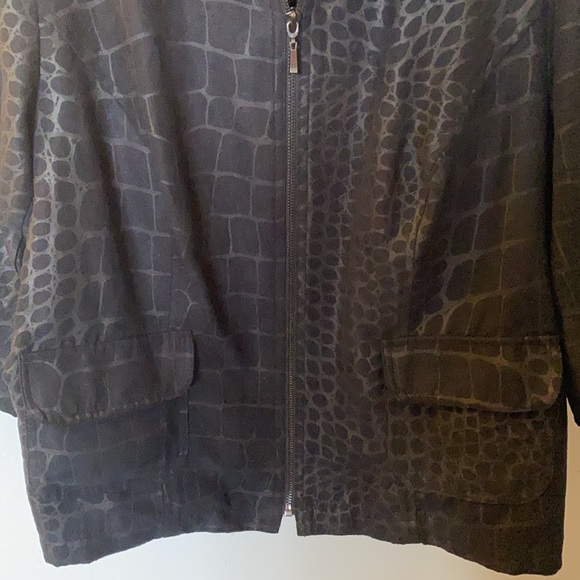 Light Jacket 3/4 Sleeve - Suede Like Material - Picture 5 of 6